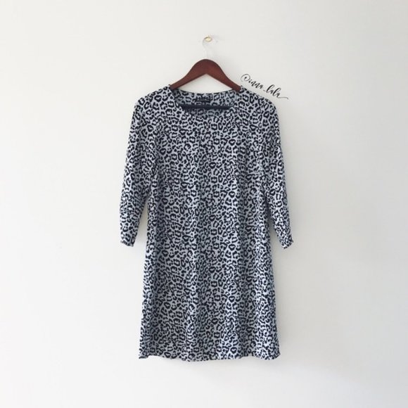 Madewell Leopard Print Shift Dress - Picture 2 of 2